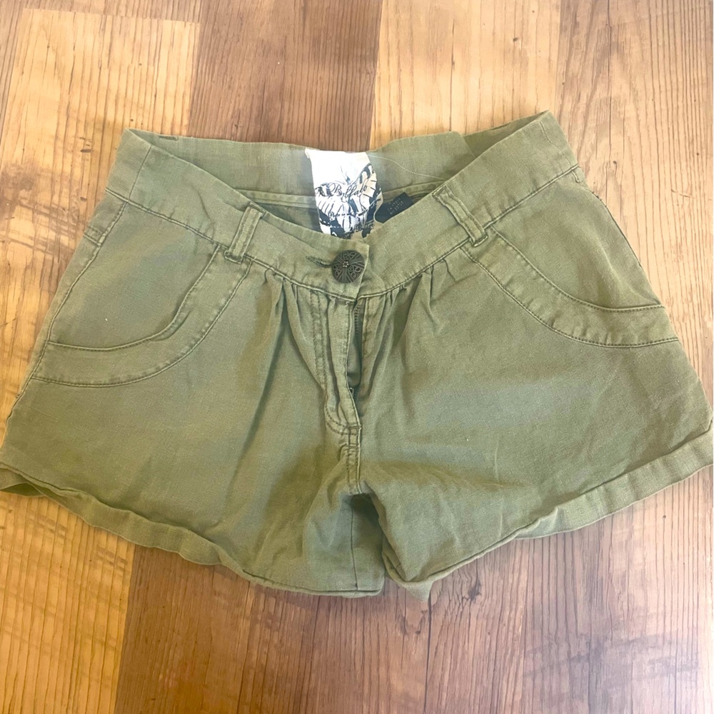 Linen/cotton shorts